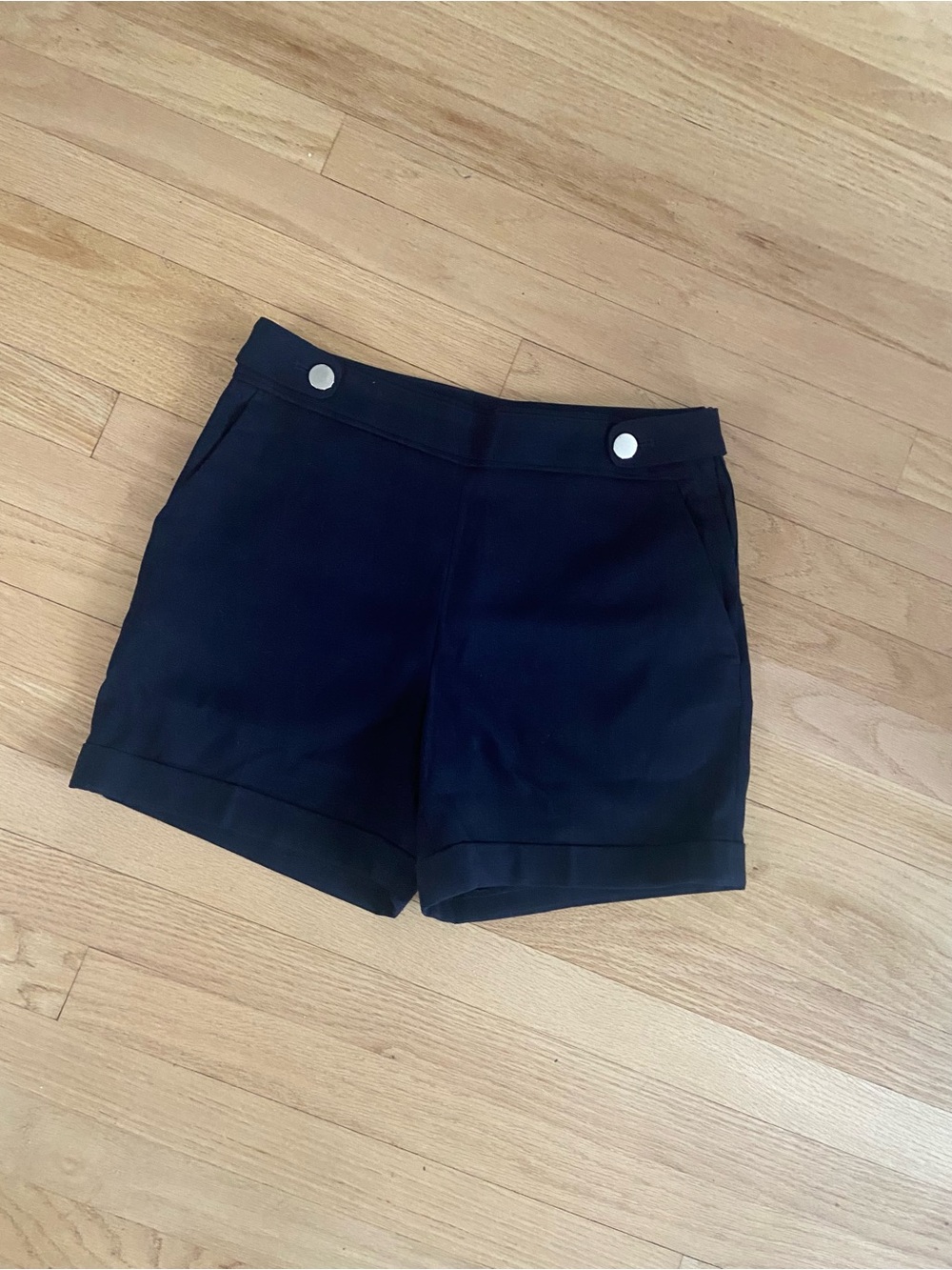 HM H&M Womens Fall Mini Shorts Black 8 NEW NWOT